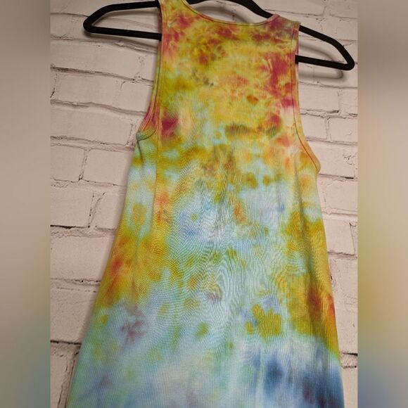 Sz XL OOAK ribbed tank ice dyed! - Picture 8 of 8